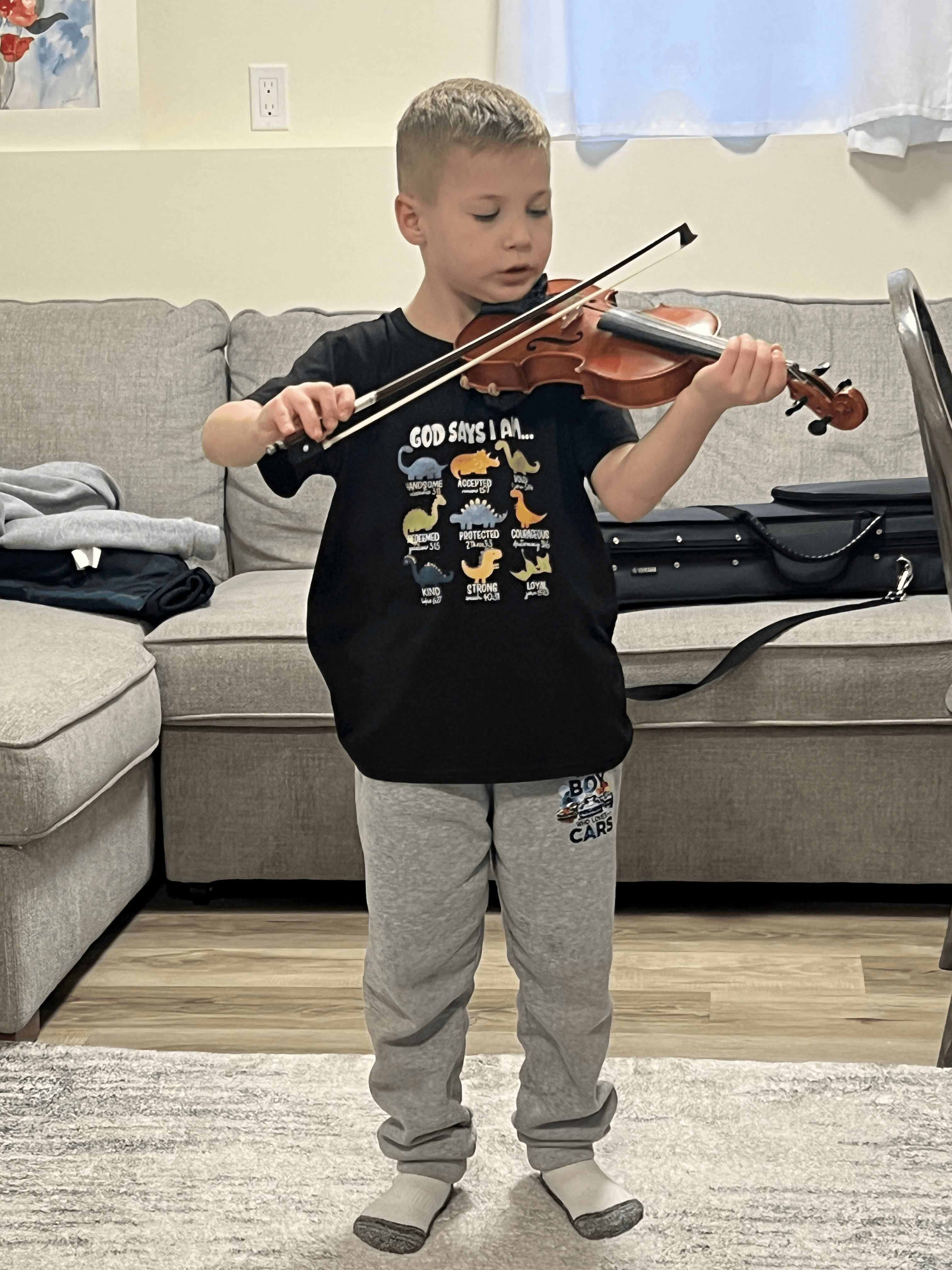 A Careful Start on Violin